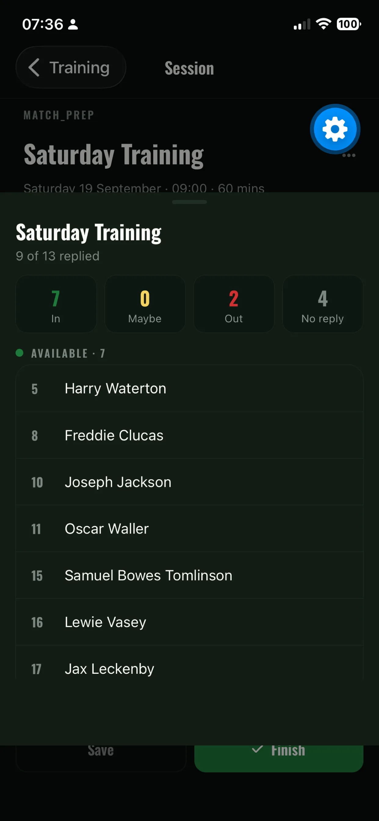 Trac mobile screen 2