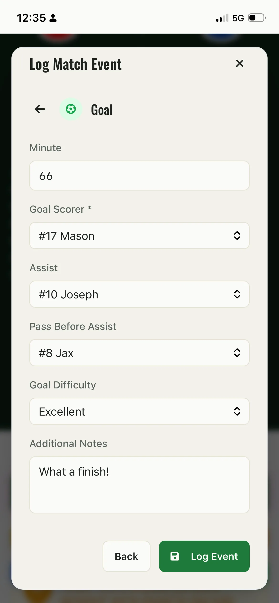 Trac mobile screen 6