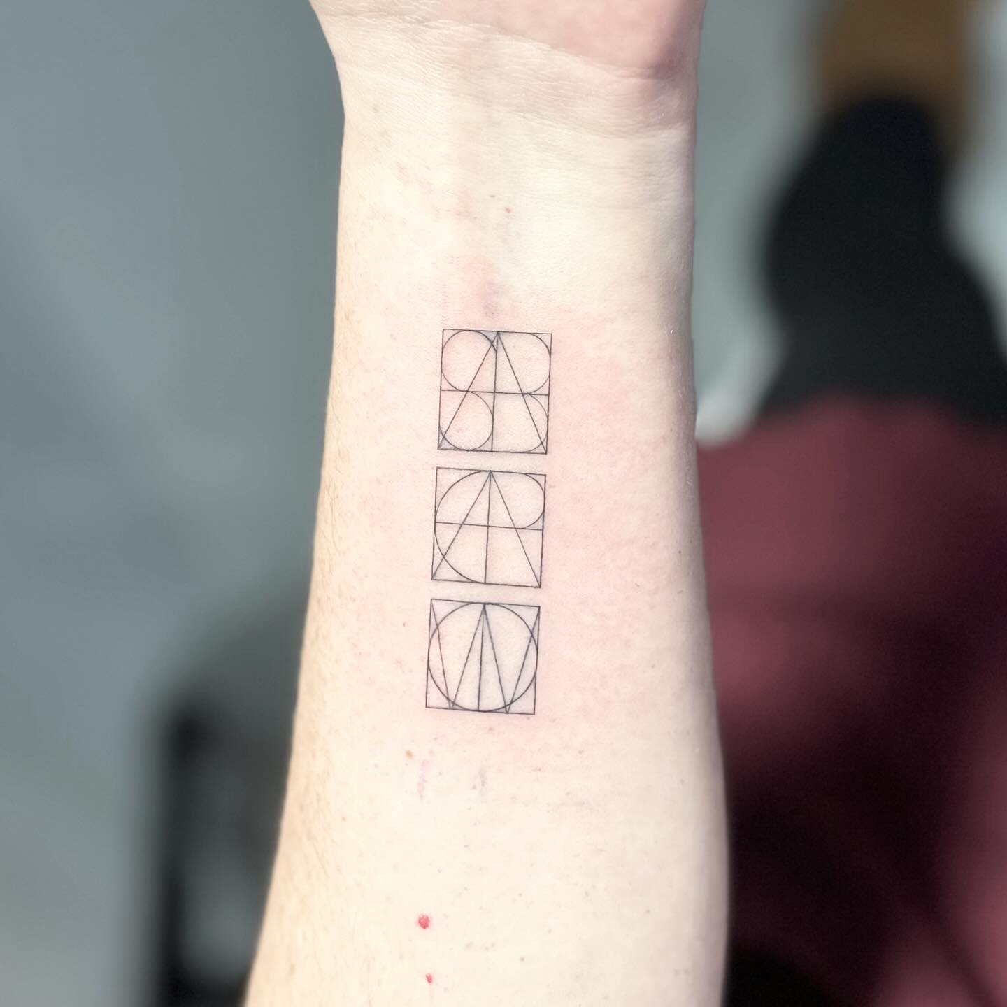 Family initials tattoo by Markings Tattoos Hessle