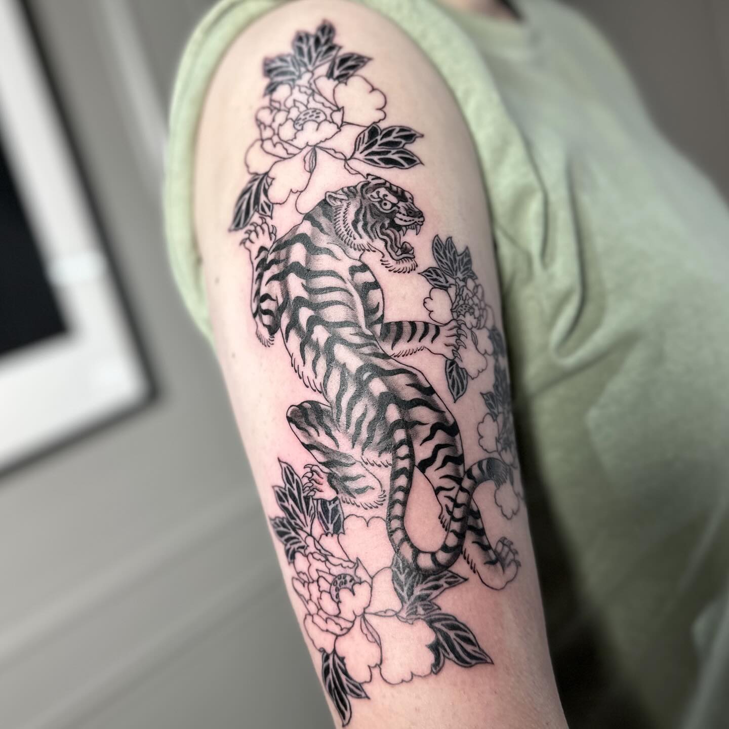 Tiger tattoo by Markings Tattoos