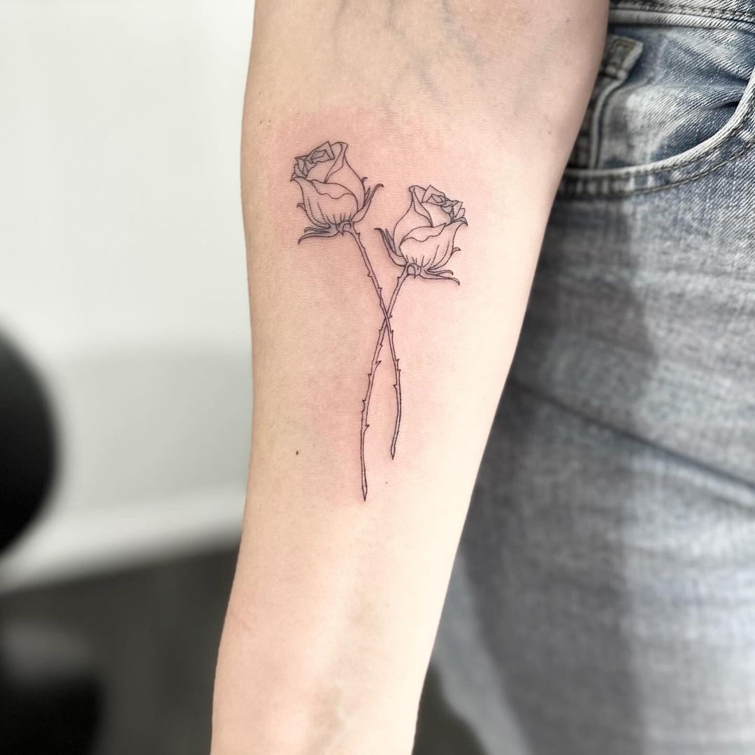 Rose tattoo by Markings Tattoos