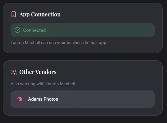 Dashboard sync with client actions